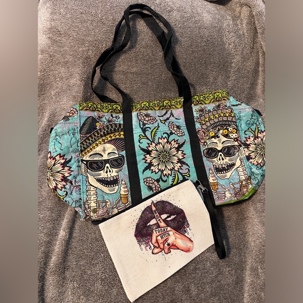 Tote and make up bag
